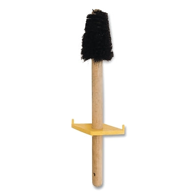 Doping brush, 30 inches long, wooden handle