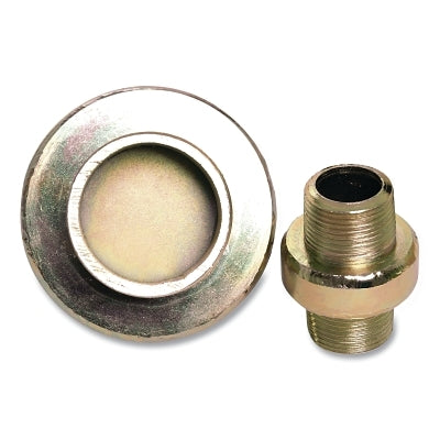 Adaptador antisalpicaduras, NPT macho de 2 pulgadas, acero anodizado