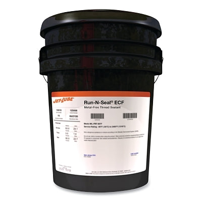 Sellador de roscas sin metal Run-N-Seal® ECF™, 5 gal, cubo, negro