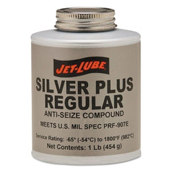 Compuesto antiadherente regular Silver Plus, lata con tapa de cepillo de 1 lb