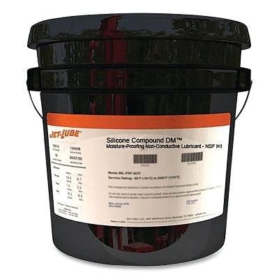 Compuesto de silicona DM™ Lubricante no conductor a prueba de humedad, 5 gal, cubo