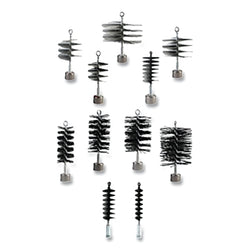 Cepillo de limpieza de tuberías y revestimientos de pozos Wire Hog®, 8 pulgadas de diámetro, polipropileno