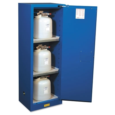 Sure-Grip EX Slimline Steel Safety Cabinet for Hazardous Materials, 22 Gallons