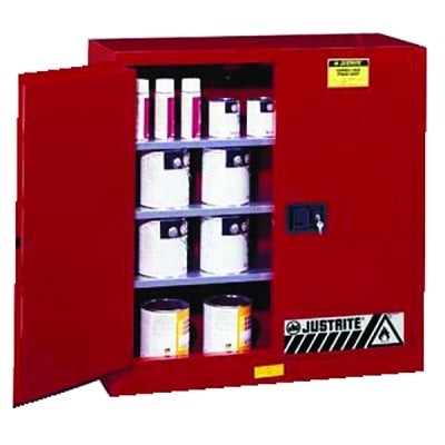 Gabinetes de seguridad para combustibles, gabinete de cierre manual, 96 galones, amarillo