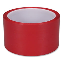 Cinta de película de poliéster 850, 2 pulgadas de ancho x 72 yardas de largo, 1,9 mil de espesor, roja