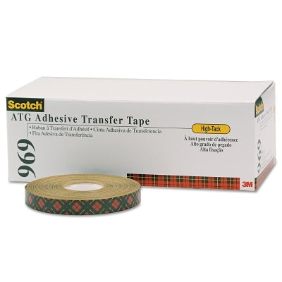 Scotch® ATG 969 Transfer Tape, 3/4 in. x 18 yd., 5 mils, clear