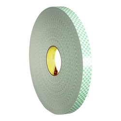 Double-layer urethane foam tape, 1 inch x 72 yards, 62.5 mil, green