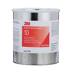 Adhesivo de contacto de neopreno Scotch-Weld™ 10, lata de 1 galón, amarillo claro