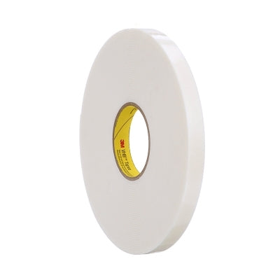 Cinta VHB™, 4950, 3/4 pulg. de ancho x 36 yd. de largo, 45 milésimas de pulgada, blanca