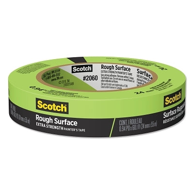 Painter's tape for rough surfaces, 2060-24AP, 0.94 inches wide x 60.1 yards long, green