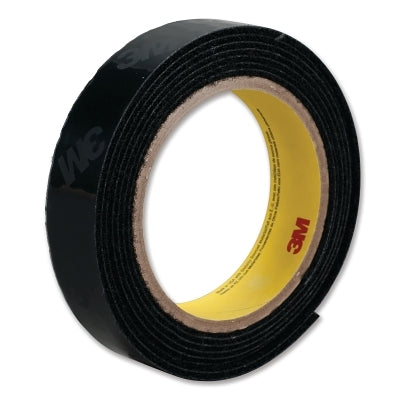 Cierre de bucle, SJ3523, resistente a plastificantes, 1 pulgada de ancho x 50 yardas de largo, 3,5 milésimas de pulgada de grosor, negro