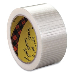 8959 Bidirectional Filament Tape, 50mm x 50m, 5.7mil, Clear