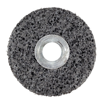 Unified disc for cleaning and pickling, 4" x 1/4", thick, silicon carbide, 10,000 rpm, black