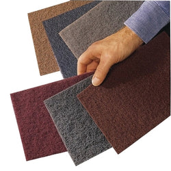 Almohadilla de mano, 7440B, mediana, óxido de aluminio, color canela, 40 unidades por caja