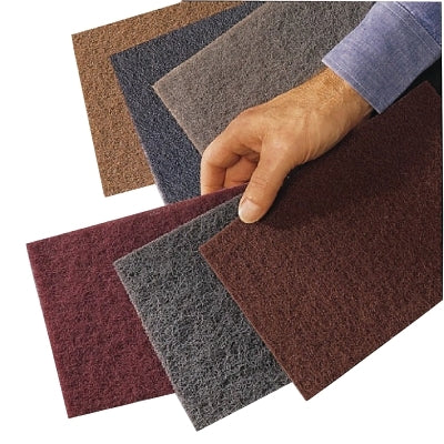Almohadilla de mano, 7440B, mediana, óxido de aluminio, color canela, 40 unidades por caja