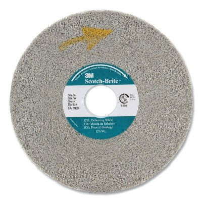 Disco desbarbador EXL, 8 x 3 pulgadas, medio, óxido de aluminio, 4500 rpm