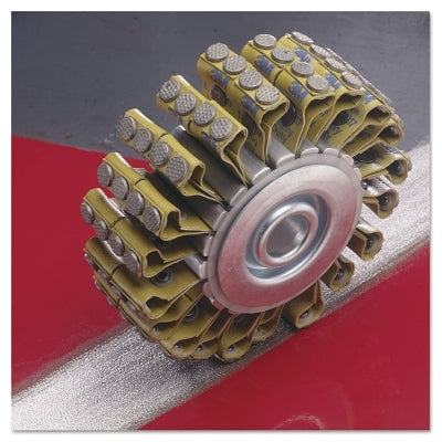 Heavy-duty rotary comb fin set, 2-1/8" diameter, 2" wide, yellow
