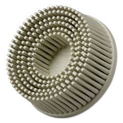 Roloc™ Bristle Disc, 2" x 5/8", TR, Grit 80, Ceramic Abrasive Grain, 25000 rpm, Yellow