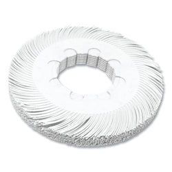 Replacement disc for Scotch-Brite™ radial bristle brush, grit 120, TC, white, 7-5/8 in. diameter
