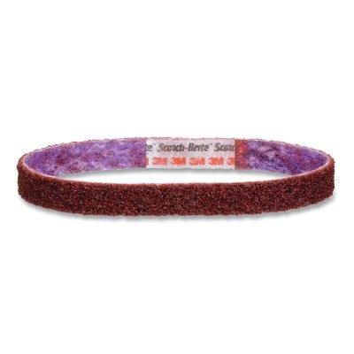 Cinturón flexible duradero, 3" de ancho, 24" de largo, grueso, morado