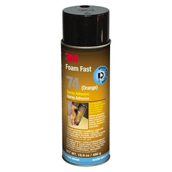 Adhesivo en aerosol FoamFast, 74 CA, lata de 24 onzas líquidas, aerosol, transparente, contiene 1,1-difluoroetano