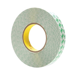 Cinta adhesiva de doble cara de alto rendimiento 9087, blanca, 1 pulgada x 55 yardas