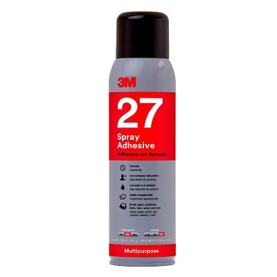 Adhesivo en aerosol multiusos 27, lata de aerosol de 13.5 oz, blanco
