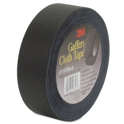 Cinta adhesiva de tela, 1 pulgada x 60 yardas, 12 milésimas de pulgada, negra