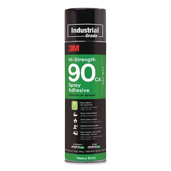 Adhesivo en aerosol de alta resistencia 90, CA, bajo en COV, 12,23 oz, lata de aerosol, transparente, contiene 1,1-difluoroetano