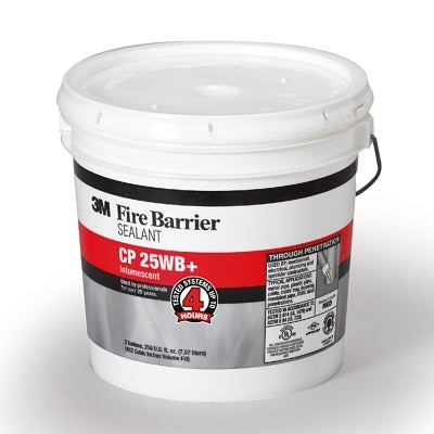 Sellador de barrera contra incendios, CP 25WB+, 5 gal, cubo, rojo