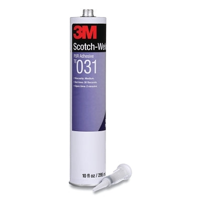 Adhesivo PUR Scotch-Weld™ TE031, 10 oz, cartucho, blanco
