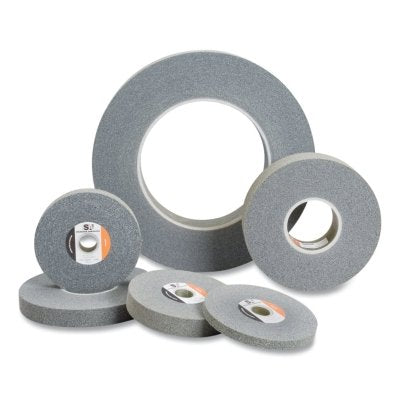 LDW Standard Abrasives™ Wheel, 6 in. diameter x 1 in. shaft, fine, 6000 RPM, silicon carbide