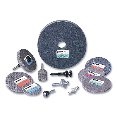 Unified S/C 700 series wheel, 3" long x 0.375" wide, fine, 18,000 RPM, silicon carbide
