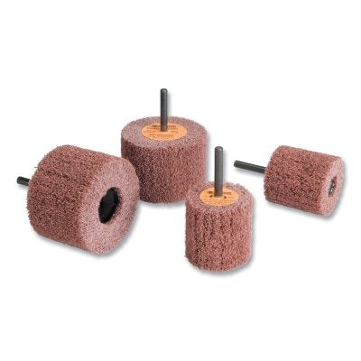 Cepillo de aletas montado AP Buff and Blend, 2 pulgadas de diámetro, mediano, 15000 RPM