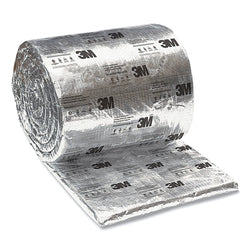 Fireproof duct wrap, 615+, 48" wide x 25 feet long, 1.5" thick, silver color