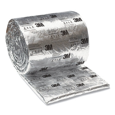 Fireproof duct wrap, 615+, 48" wide x 25 feet long, 1.5" thick, silver color