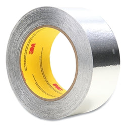 Cinta de papel de aluminio, 425, 2 pulgadas de ancho x 60 yardas de largo, 4,6 mil de grosor, color plata