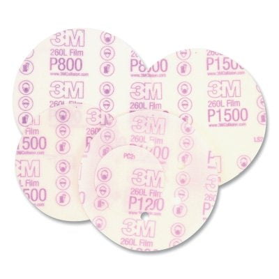 Hookit™ 260L 6-inch Film Finishing Abrasive Disc, P800 Grit