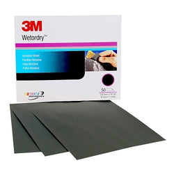 Wetordry™ paper sheets, silicon carbide, 1000 grit, 9 x 11 inches