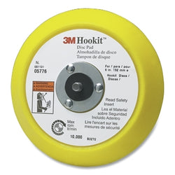 Almohadilla de disco Hookit™, 6 pulg. de diámetro, eje EXT de 5/16 pulg. a 24 pulg., gancho y bucle