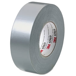 Cinta adhesiva extra resistente, 1,88 pulgadas x 60 yardas x 10,7 milésimas, color plata