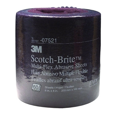 Rollos de láminas abrasivas Scotch-Brite Multi-Flex de 3M, óxido de aluminio, ultrafinas