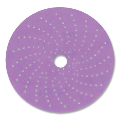 Disco abrasivo de lijado limpio Cubitron™ II Hookit™, 737U, cerámica con forma de precisión, 6 pulgadas de diámetro, grado 320+