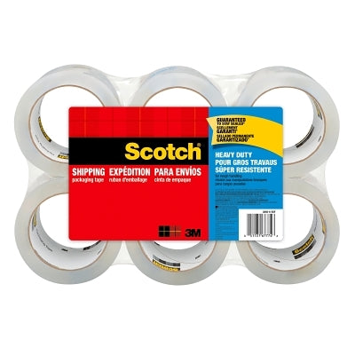 Cintas de embalaje 3850, transparentes, 1,88 pulgadas x 54,6 yardas