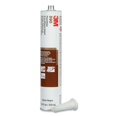 Sellador adhesivo de poliuretano para vidrio 590, 310 ml, cartucho
