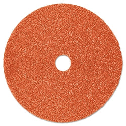 787C Fiber Disc, Precision Shaped Ceramic, 9-1/8" Diameter x 7/8" Center Hole, 120+ Grit, 912J Die