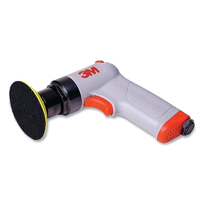 Lijadora orbital aleatoria neumática con empuñadura de pistola, 3" de diámetro, órbita de 1/8", 15000 RPM
