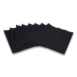 011K Cloth Sheets, Emery Cloth, 9 x 11 Inches, Fine, Black