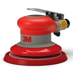 Pneumatic random orbital sander without vacuum, 5" diameter, 5/16" orbit, 12000 RPM
