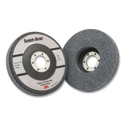 Deburr and Finish Pro Unified Disc, 4.5 in. Diameter x 0.875 in. Shaft, Fine, 11,000 RPM, Silicon Carbide